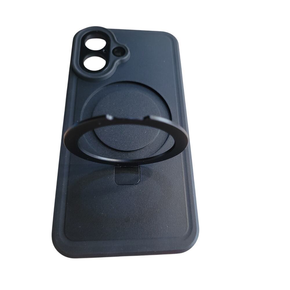 Temdan Magnetic Phone case IphonePro 360 Kickstand Waterproof Gray/Blk - Picture 4 of 8